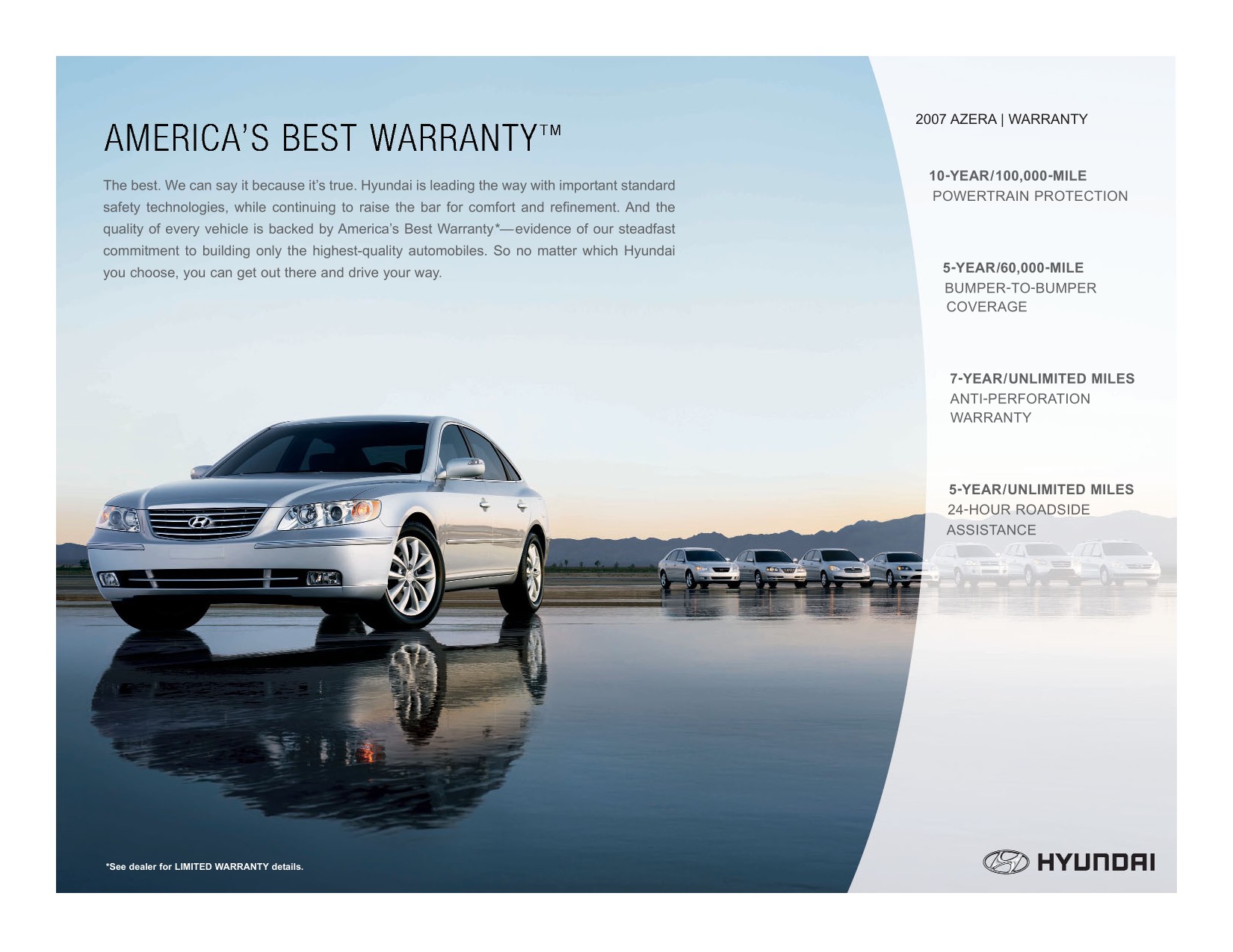 2007 Hyundai Azera Brochure Page 5